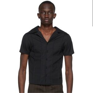 THEOPHILIO
SSENSE Exclusive Black Pintuck Shirt